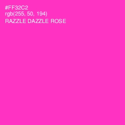#FF32C2 - Razzle Dazzle Rose Color Image
